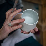Juliet Macleod in her studio 2018